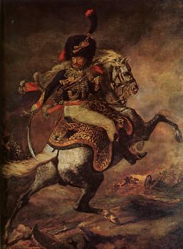 An Officer of the Imperial Horse Guards Charging